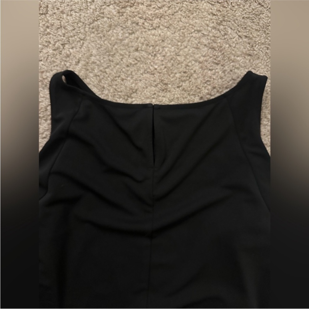 Ann Taylor Black Cold Shoulder Blouse – Women’s Size M - Picture 2 of 5